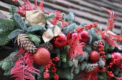 Christmas decorations Stock Photos