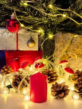 Christmas decorations 스톡 사진