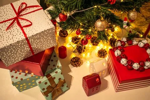 Christmas decorations 스톡 사진