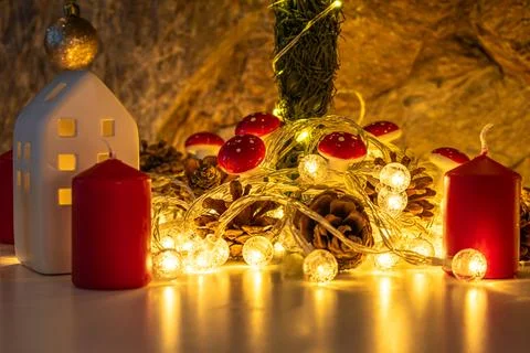 Christmas decorations 스톡 사진