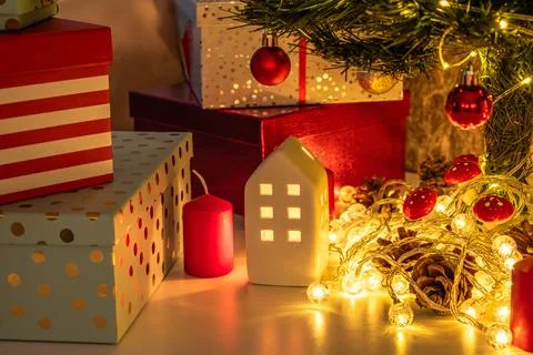 Christmas decorations 스톡 사진