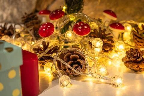 Christmas decorations 스톡 사진