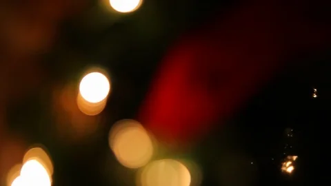 Christmas decorations with shallow depth of field. cu B Stock Footage 106957747