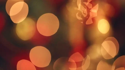 Christmas decorations in a smooth blur Stock Footage 57682939