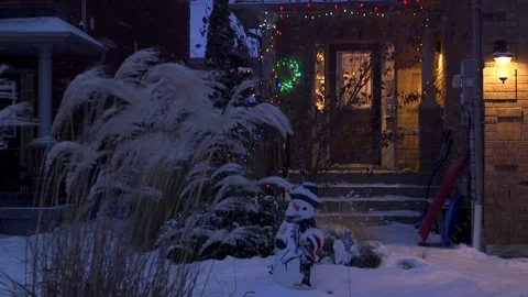Christmas Decorations, Snowman Stock Footage 70570119