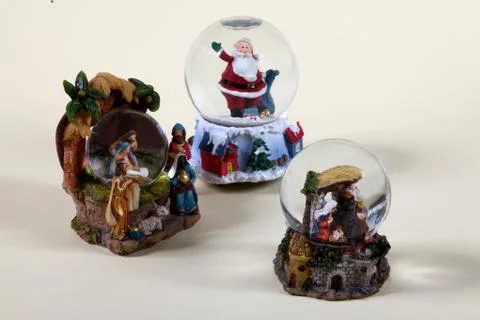 Christmas decorations for table b Stock Photos
