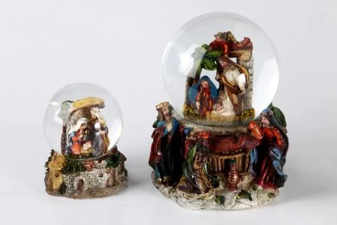 Christmas decorations for table g Stock Photos