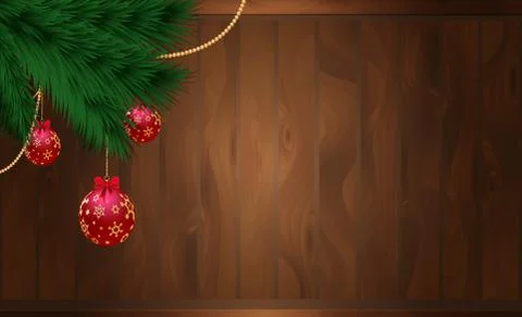 Christmas decorations, vector Stock Illustration
