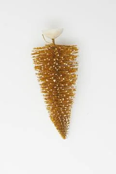 Christmas decorations on white background isolate, copyspace, flatley Stock Photos