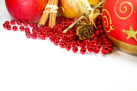 Christmas decorative background Stock Photos