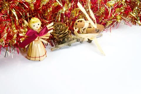 Christmas decorative background Stock Photos
