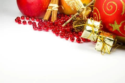 Christmas decorative background Stock Photos