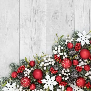 Christmas Decorative Background Stock Photos