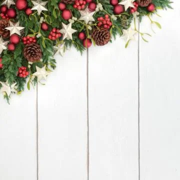 Christmas Decorative Background Stock Photos