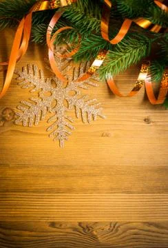 Christmas decorative background Stock Photos