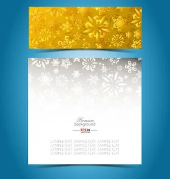 Christmas decorative background template Stock Illustration