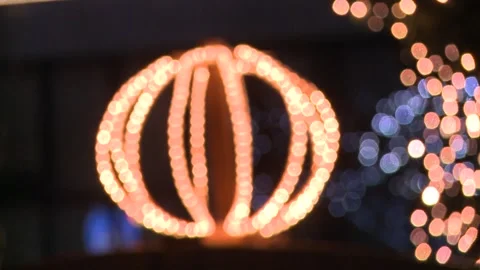 Christmas decorative balloon Stock Footage 144479945