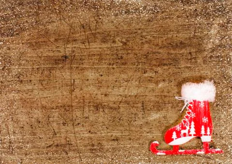 Christmas decorative composition. Stock Photos