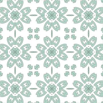 Christmas decorative pattern of blue snowflakes Illustrazione stock