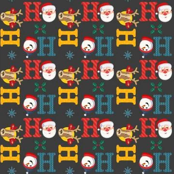 Christmas decorative pattern Stock Illustration