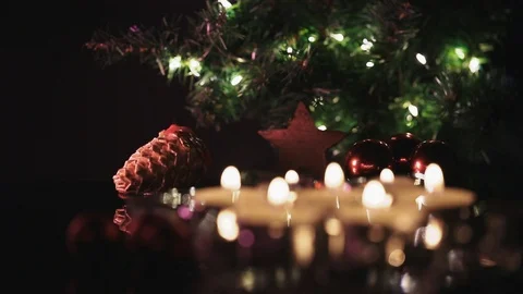 Christmas decorative set Stock Footage 104516009