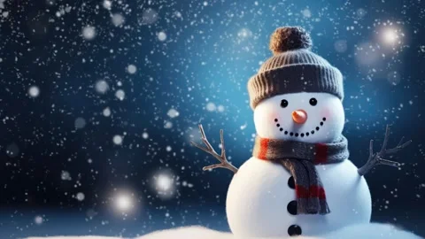 Christmas decorative with snowflake background Stock Footage 249639097