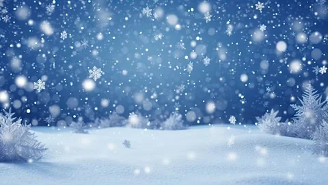 Christmas decorative with snowflake background Stock Footage 249639212