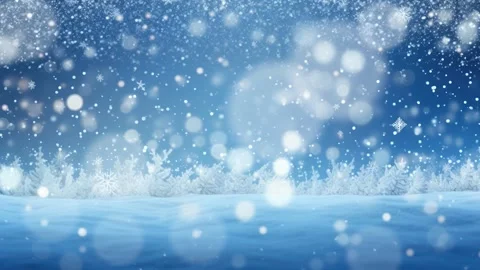 Christmas decorative with snowflake background Stock Footage 249639275