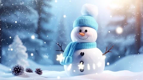 Christmas decorative with snowflake background Stock Footage 249639438