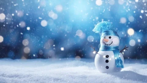 Christmas decorative with snowflake background Stock Footage 249639471