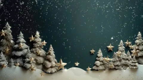 Christmas decorative with snowflake background Stock Footage 249639502