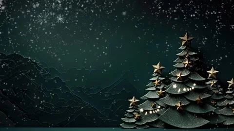 Christmas decorative with snowflake background Stock Footage 249639531