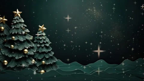 Christmas decorative with snowflake background Stock Footage 249639602