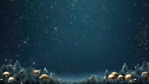 Christmas decorative with snowflake background Stock Footage 249639887