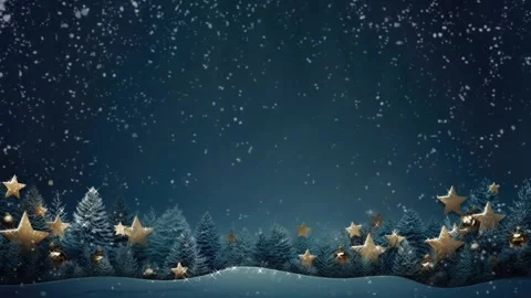 Christmas decorative with snowflake background Stock Footage 249639923