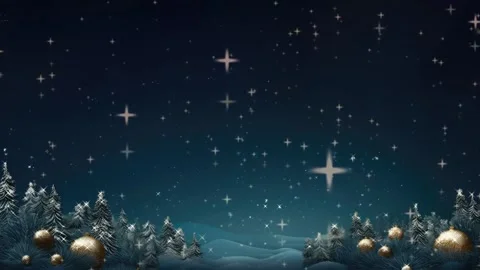Christmas decorative with snowflake background Stock Footage 249639941
