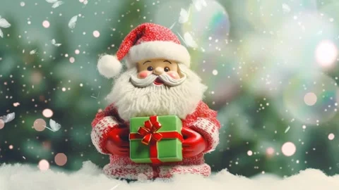 Christmas decorative with snowflake background Stock Footage 249644114