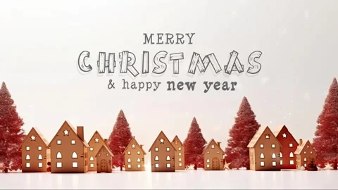 Christmas decorative with snowflake background. Stock Footage 249645334