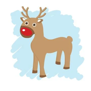 Christmas deer Stock Illustration