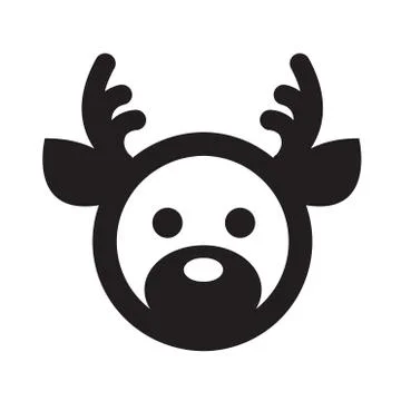 Christmas deer Stock Illustration