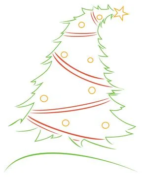 Christmas design drawing Stock Illustration