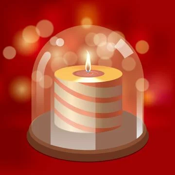 Christmas design elements. The background is red. 스톡 일러스트