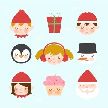 Christmas design elements Ilustração Stock