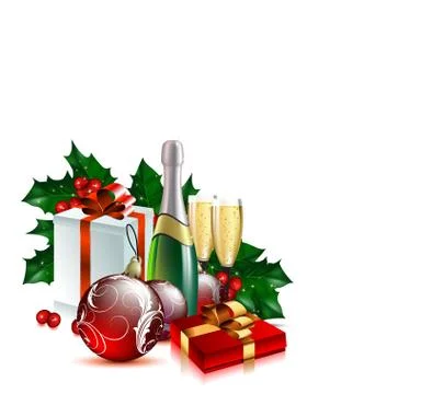 Christmas design Illustrazione stock