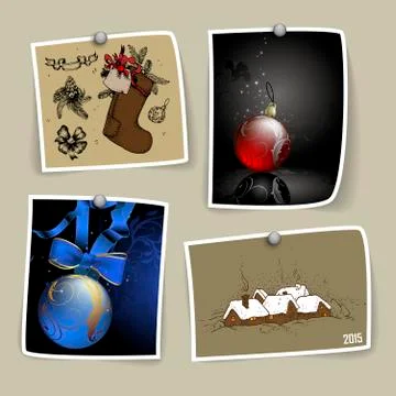 Christmas design Illustrazione stock