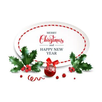 Christmas design isolated Stock Illustration