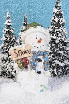 Christmas design logo pattern winter snowman fir Stock Photos