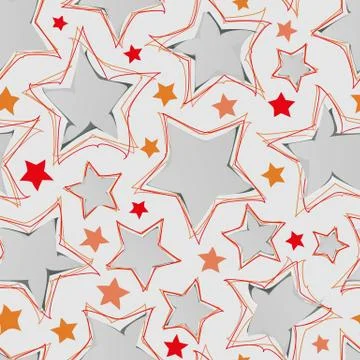 Christmas design, seamless pattern Stock Illustration