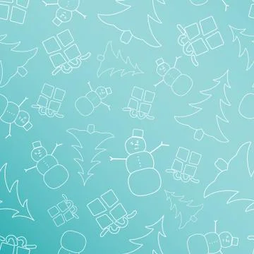 Christmas design, seamless pattern Stock Illustration