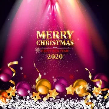 Christmas Design Template Stock Illustration